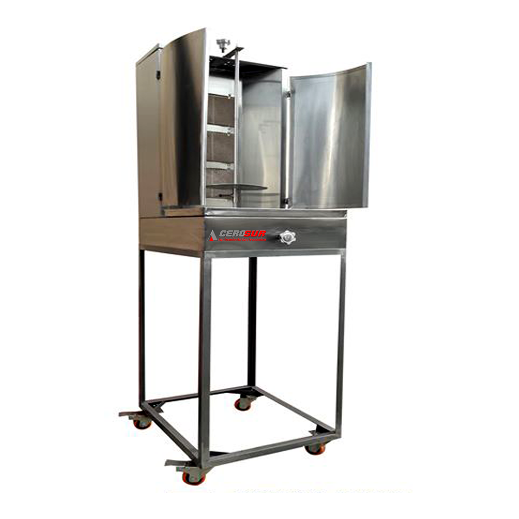 Asador shawarma 3 quemadores W 41