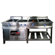 Cocina industrial mural con horno CI 38