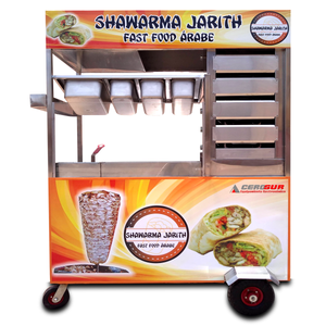 Shawarma plancha y freidora W38